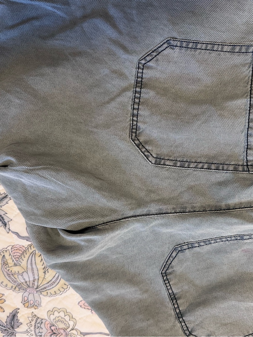Vintage Havana Wide-Leg Jeans in Dusty Blue - Picture 5 of 5